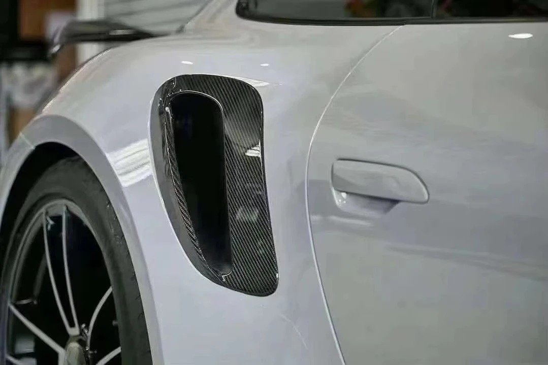 992 Turbo Side Vents High Quality Fast Delivery Sale Price Dry Carbon Fiber Rear air Intake Vents Body Kits for  911